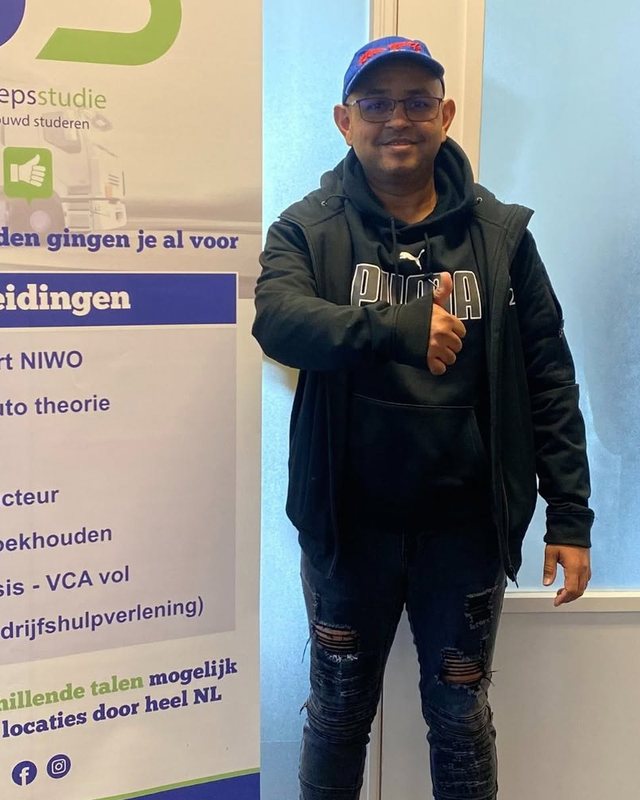 Geslaagde cursist van de NIWO-opleiding